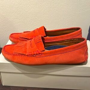 Women’s suede moccasins